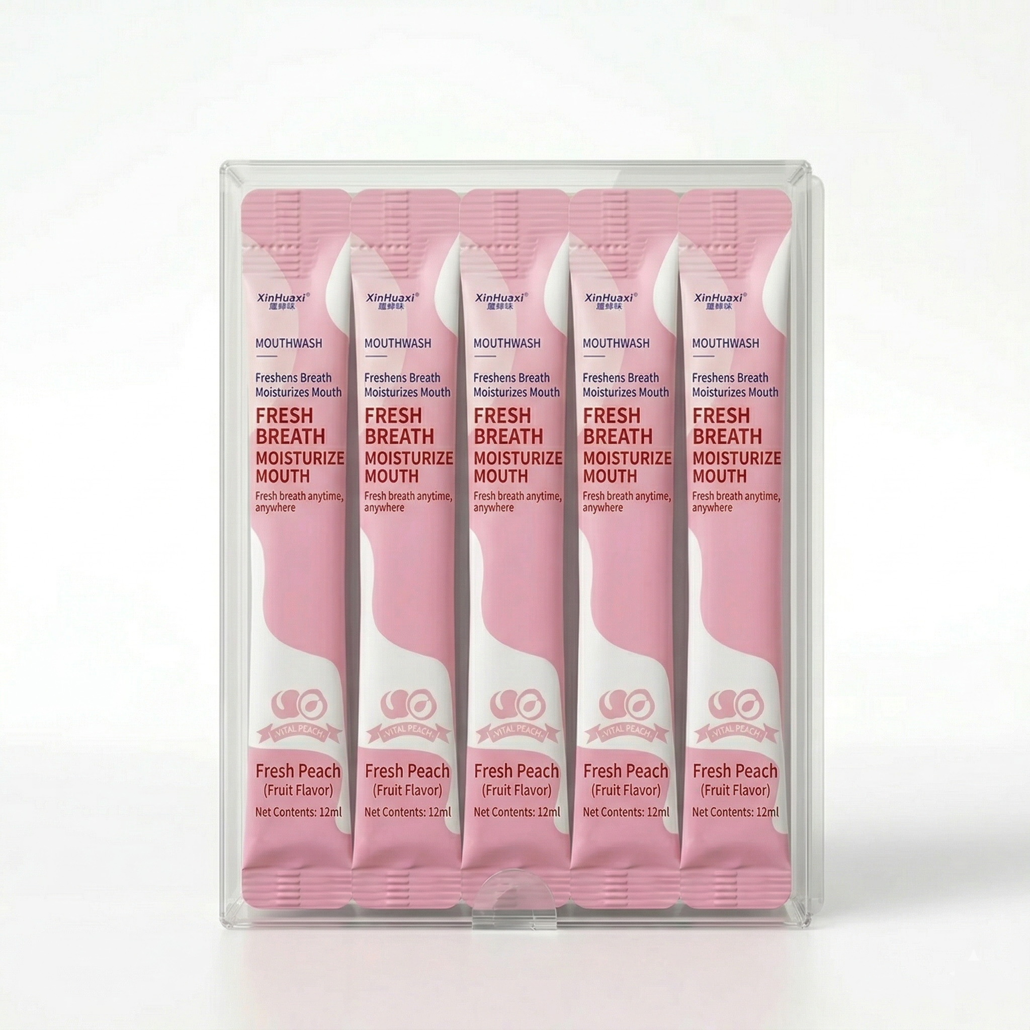 Alcohol-Free Mouthwash Stick - Fresh Peach