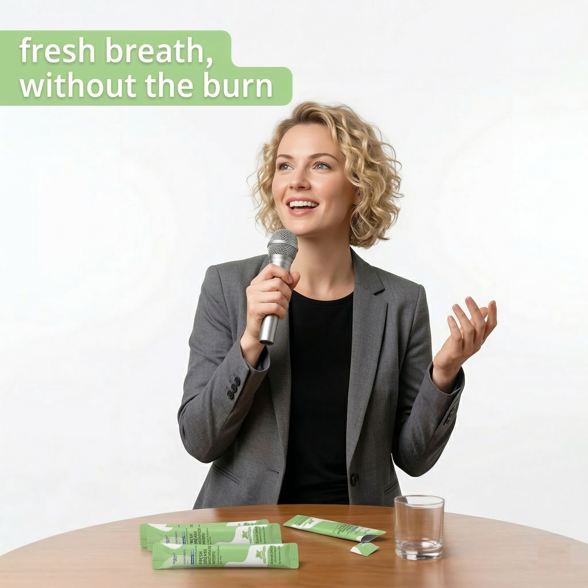 Alcohol-Free Mouthwash Stick - Ocean Mint