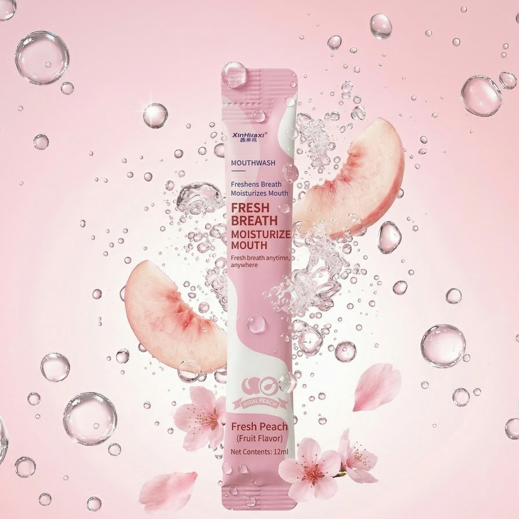 Alcohol-Free Mouthwash Stick - Fresh Peach