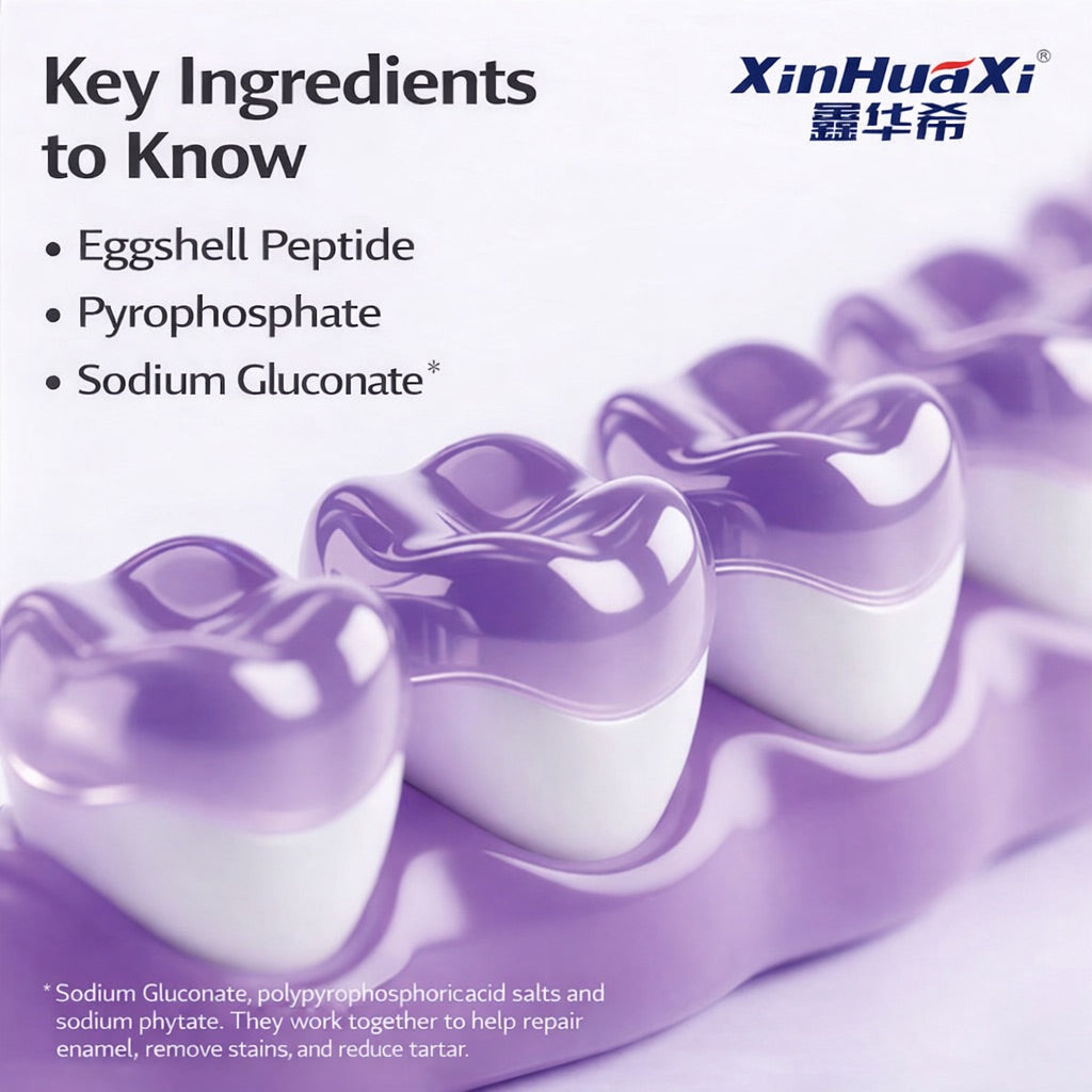 Optical whitening toothpaste key ingredients